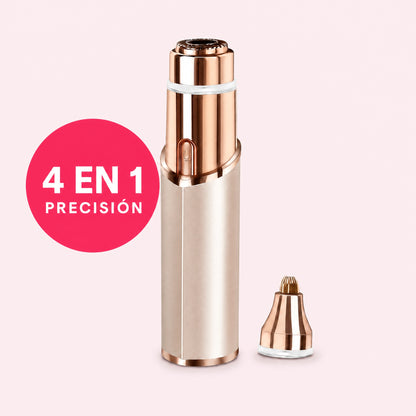 Mervo™ SilkTrim 2 en 1 · Recortadora Facial Recargable
